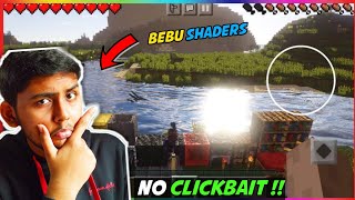 MCPE 117 Ultra Realistic Shaders  Minecrfat pe no lag  bebu shaders Bebu [upl. by Nae]