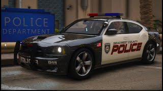 2006 Dodge Charger SRT8 SCPD  GTA V  GameStudio  Gameplay  Logitech G29 Steering  FREE MODS [upl. by Gideon821]