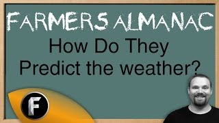 Did You Know  The Farmers Almanac [upl. by Elleinad705]