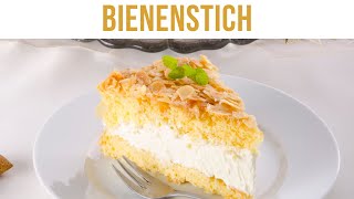 Bienenstich  Bee Sting Cake  Bitrecipes [upl. by Desai772]