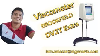 Brookfield DV2T Extra  Viscometer  Calibration  Verification  Tagalog Tutorial [upl. by Eugaet242]