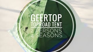 Review GeerTop 2 persons 4 seasons Tent [upl. by Singh]