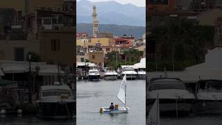 Chania Old Venetian Port Crete relaxing travel greece [upl. by Dupin77]