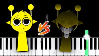 12 Incredibox Sprunki Themes Normal vs Horror ▶ Piano Tutorial [upl. by Mayberry]