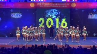 CheerSport Great White Sharks Worlds 2016 SemiFinals [upl. by Siddra]