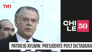 Patricio Aylwin se convierte en el primer presidente post dictadura  Chile50 [upl. by Laynad]