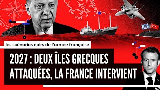 2027  Erdogan attaque deux îles grecques la France intervient [upl. by Jedediah544]