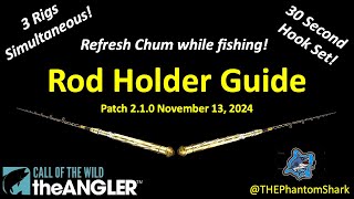 Rod Holders 3 Rigs Simultaneous in Call of the Wild The Angler  Summary Guide amp Demonstration [upl. by Bayly891]