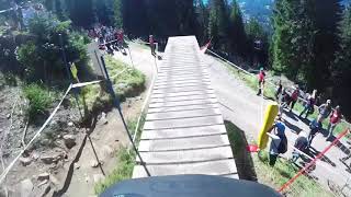 Downhill Worldchampionships 2018 in Lenzerheide  Armin Hartmann Prerunner [upl. by Pascasia]