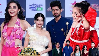 Gum Hai Kisi Ke Pyar Mein Star Cast Bhavika SharmaHitesh Bharadwaj At Star Parivaar Awards 202 [upl. by Anilave]