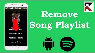 How To Remove Song From Playlist Spotify Android [upl. by Afrika]