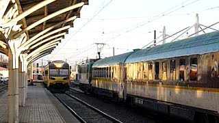 EFE UT444 y Locomotora 269 ex Renfe en Chile Estación Alameda [upl. by Kcirdec553]