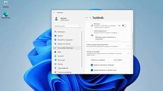 Windows 11 Persoonlijke Instellingen  Taakbalk [upl. by Goldsworthy]