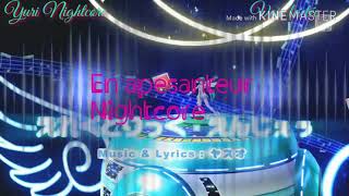 Nightcore  En Apesanteur Shym Collab With Voie lactée LyricsParoles [upl. by Jens]