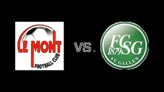 Fc Le mont les vs Fc St Gallen 170916 [upl. by Leviralc]