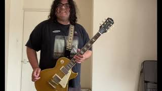 Epiphone Les Paul Standard 50s Metallic Gold unboxing video honest channel like and subscribe [upl. by Assilav]