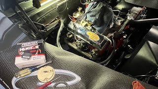 Pertronix install 1968 Camaro 327 after 4 years misfire issue with a fix [upl. by Haswell42]