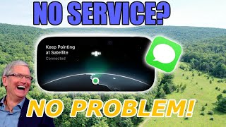 Testing Apple’s Messages via Satellite in IOS 18 Beta 2  Who Needs Cell Service [upl. by Mert66]