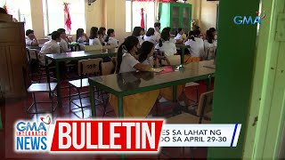 DepEd Facetoface classes sa lahat ng public schools suspendido  GMA Integrated News Bulletin [upl. by Etakyram]