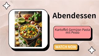 KartoffelGemüsePasta mit Pesto [upl. by Notsrik105]