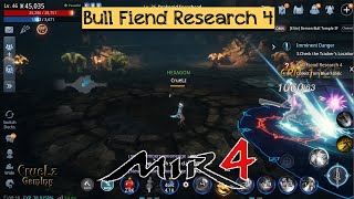 Bull Fiend Research 4 Mir4 Request Mission [upl. by Nalra892]