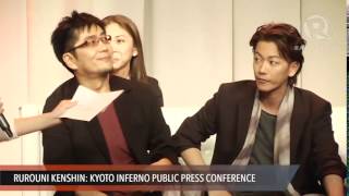 Rurouni Kenshin stars Manila press conference [upl. by Caesar605]