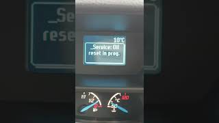 2018  FORD TOURNEO CONNECTservice message reset [upl. by Brottman]