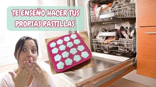 ✅HAZLAS TU MISMO Pastillas para el LAVAVAJILLAS 2 RECETAS muy fácil👌 [upl. by Akinat564]