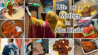 A day in my life as a homemaker in Abu DhabiButter chickenchicken Rostchocolate waffles abudhabi [upl. by Biddick]