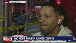 quotI got them outquot HERO saves elderly couple in Philadelphia building collapse [upl. by Uase382]