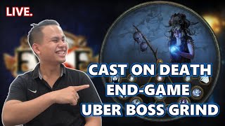 LIVE CAST ON DEATH OCCULTIST  UBER BOSS GRIND  END GAME  SENTINEL LEAGUE  POE 3180 [upl. by Ordnasil]