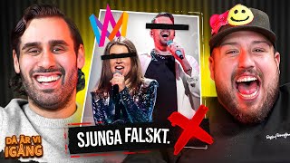 DÅ ÄR VI IGÅNG SJUNGA FALSKT amp MELODIFESTIVALEN [upl. by Ycrad]