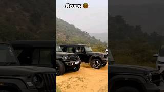 अब कौन बेहतर है❓️Thar Vs Thar Roxx offroading💯 shorts ytshorts tharroxx automobileoffroad thar [upl. by Indira]