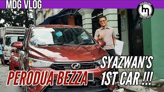 PERODUA BEZZA X 2022  SYAZWANs 1st Car   MDG Vlog perodua bezzaX sampan padu viralvideo [upl. by Sina]