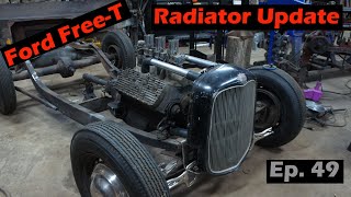 How to Make Custom Flathead Radiator Hoses Free T Radiator Update  Ep 49 [upl. by Baese]