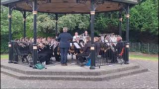 Dunmore Silver Band  Scarva Band Stand 30th June 2024 12 [upl. by Ahsinhoj]