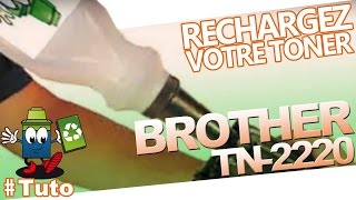 TN2220 Brother Toner  Recharger Facilement Le Toner [upl. by Weidman]