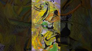 Abstr41124 An abstract painting with acrylic Paints [upl. by Etnoled]