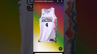 Now Nike city jerseys nba jersey rap [upl. by Ressay934]