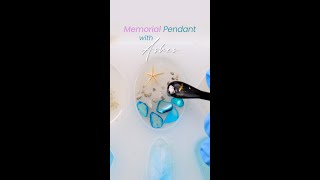 Resin Ashes Pendant  Cremation Resin Jewelry  PART 1 [upl. by Jenilee322]