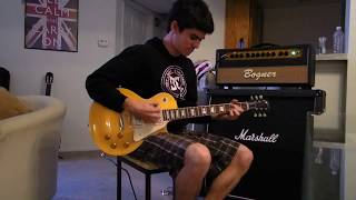 Bogner Shiva  Gibson Les Paul 1957 Goldtop English subtitles video [upl. by Alahsal446]