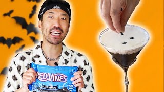 Creating a Halloween Mocktail using Black Licorice [upl. by Akkimat543]