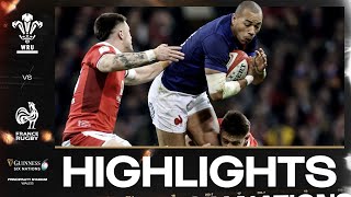 HIGHLIGHTS  🏴󠁧󠁢󠁷󠁬󠁳󠁿 WALES V FRANCE 🇫🇷  2024 GUINNESS MENS SIX NATIONS RUGBY [upl. by Lleruj]