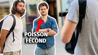 On aborde des femmes à Lyon avec Poisson Fécond [upl. by Aelanej]