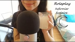 Roleplay infirmier scolaire  ASMR Français [upl. by Brittaney]