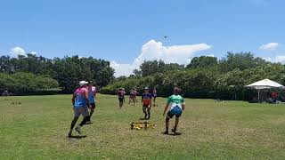 FRA Orlando SavageSullivan wBen Savage SpikeballRoundnet Highlights 72724 [upl. by Acinomahs]