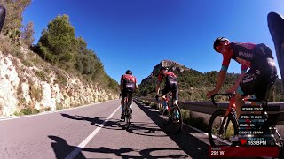 Calpe Cycling workout training around Calpe to the Coll de Rates 2H [upl. by Agnesse]