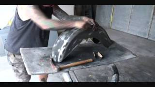 How To Prep Your Motorcycle Fender For PaintingPart 2 [upl. by Aiduan305]