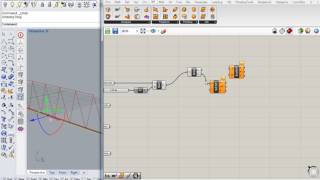 67  Grasshopper  Centerline Based Structural Member Extrusions [upl. by Elish]