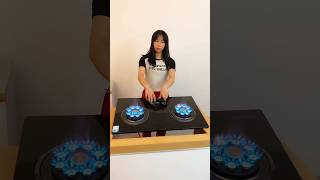 Stone crafted gas stove ytshorts amazing satisfying [upl. by Akcirred769]